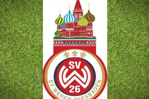 „Der SV Putin Wiesbaden würde Champions League spielen“ – 05-Clubboss Johannes Kaluza hat die Hauptsponsor-Wahl des SVWW als „Fehler“ bezeichnet. Montage: vrm/sbi,  leo_d - stock.adobe.com, Foto:  fotogestoeber – Fotolia