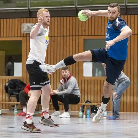 Wie hier 2022 wird Milan Bargon wieder für den TV Nieder-Olm am Ball sein.