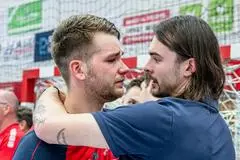 Ian Weber (#13 TV Hüttenberg), Hendrik Schreiber (#51 TV Hüttenberg)
2. HBL; TV Hüttenberg - VfL Potsdam: Hüttenberg, 01.06.24
