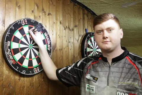 Dartsspieler Niko Springer 