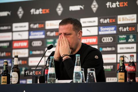 "Ich bin erschöpft und müde, habe kein Spaß mehr." Mit diesen Worten verabschiedete sich Max Eberl vorerst von der Bundesliga-Bühne. Foto: dpa 